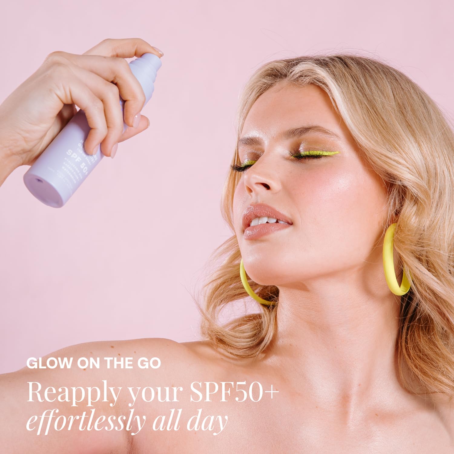 Naked Sundays SPF 50 Hydrating Glow Sunscreen Mist, 75ml