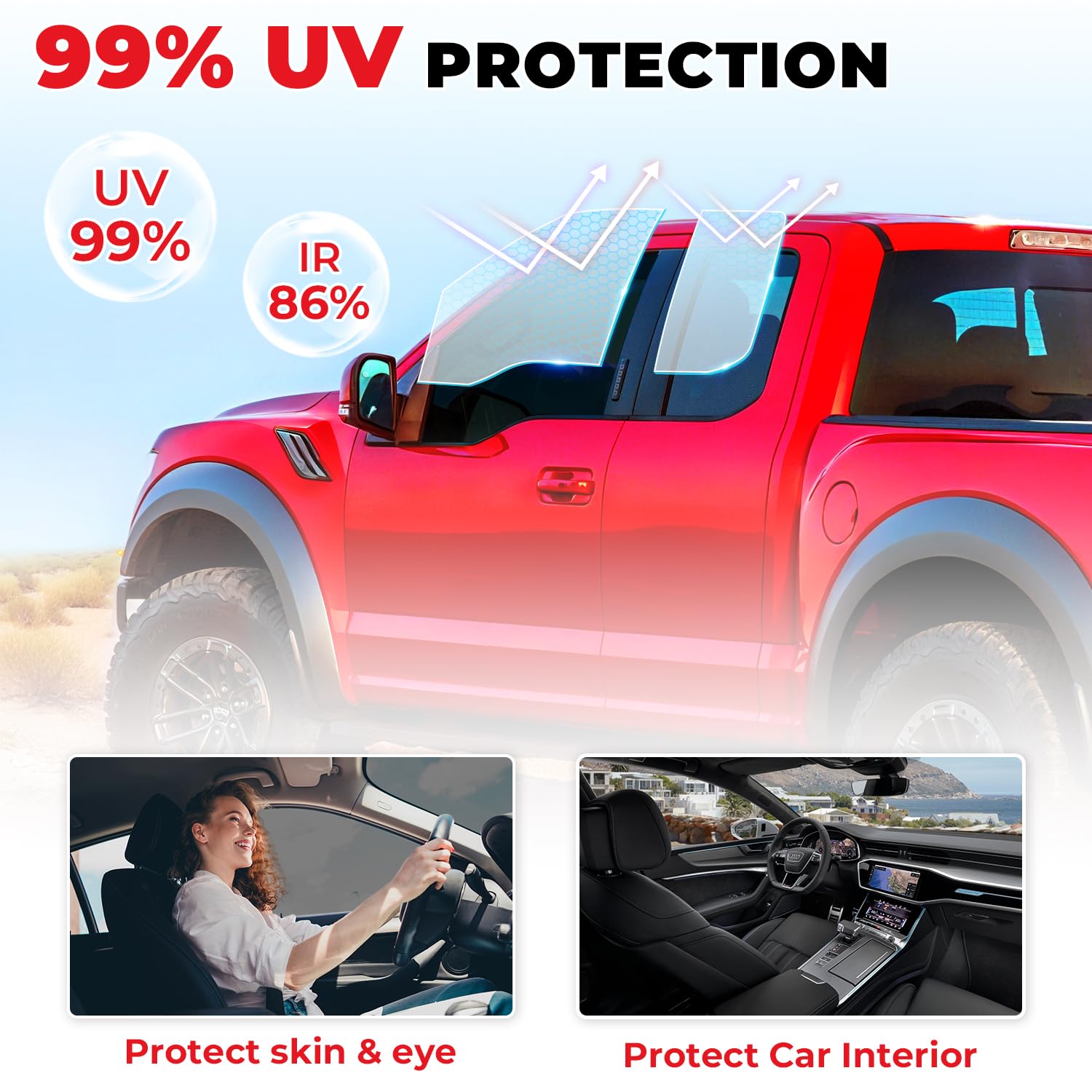 Car Window Tint Film-20% VLT Premium Cabon Tinting Roll | 20IN x 10FT| UV Shielding| Heat Resistance| Enhanced Privacy| Scratch Resistant| Professional Quality Window Tint Film for Auto