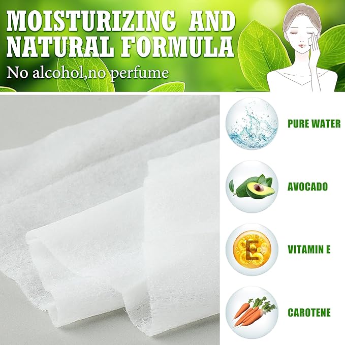 Swiffen 150 Pcs Makeup Remover Wipes Bulk Waterproof Makeup Wipes Individually Wrapped Face Wipes for Women Gentle Facial Cleansing Towelettes for Travel Hotel Skin Mascara Lipstick Oil Dirt (White)