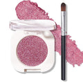 Glitter Eyeshadow Bright Purple Single Eyeshadow,Ultra Fine Shimmer Eyeshadow Lightweight Sparkling Blendable Formula,Daily Multiuse Glossy Eyes Makeup (08 Glam Rock