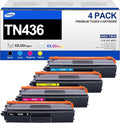 DMGE TN436 Toner Cartridge 4 Pack Replacement