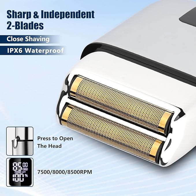 SUNNOW Hair Clippers Professional for Men, Close Shaving, Waterproof