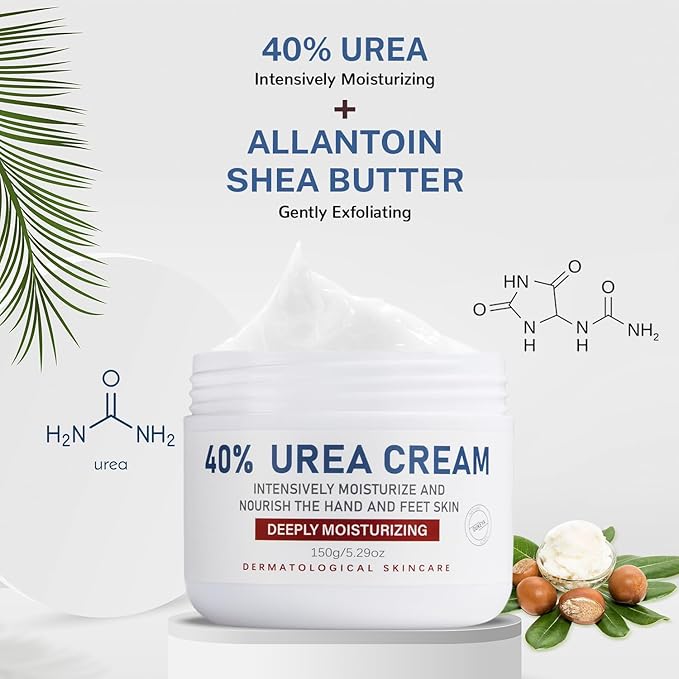 OUKEYA 40 Percent Urea Cream Hand Foot Cream for Dry Cracked Skin