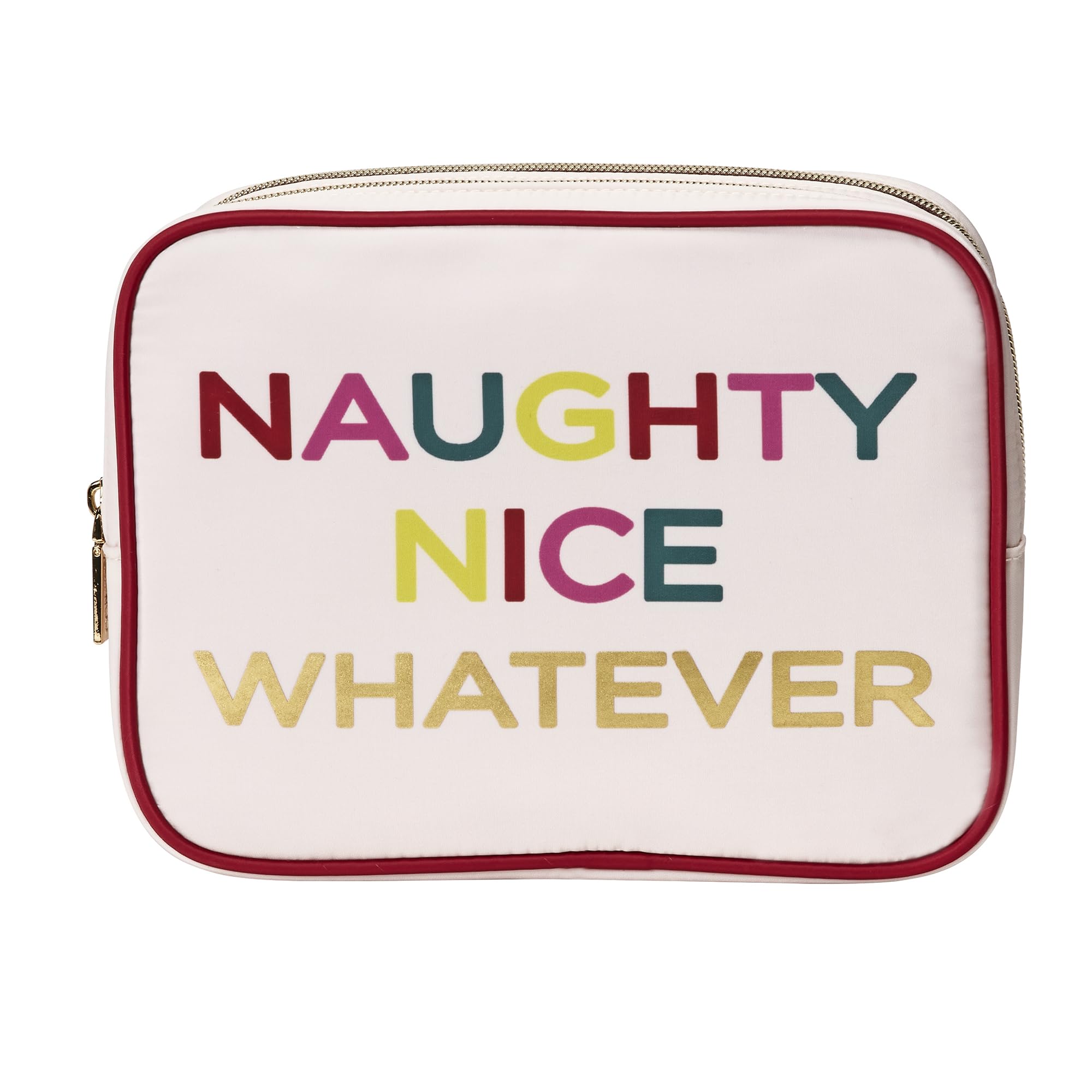 Conair Travel Double Zip Organizer - Toiletry Bag - Makeup Bag - Travel Makeup Bag - Makeup Organizer - Gifts for women - Light Pink