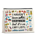 UPNEGE Travel Gifts Makeup Bag for Travelers Women Who Like to Travel