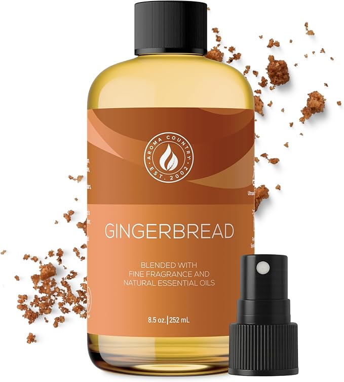 Aroma Country Gingerbread Luxury Diffuser Oil Refill (8.5 Fl Oz)
