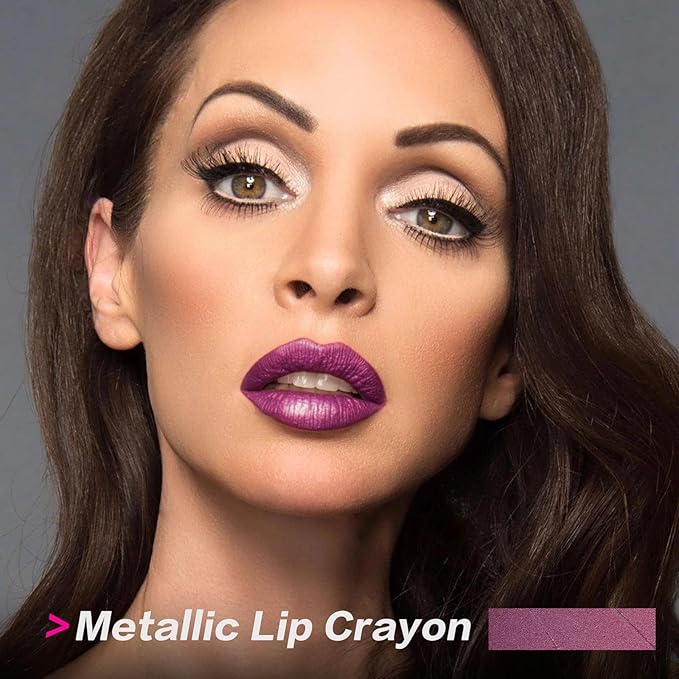 FOCALLURE Ultra Chic Lipstick,Moisturizing Lip Crayon,Lightweight Color without Drying or Fading,Long Lasting Lips Makeup,#23 Pansy Purple
