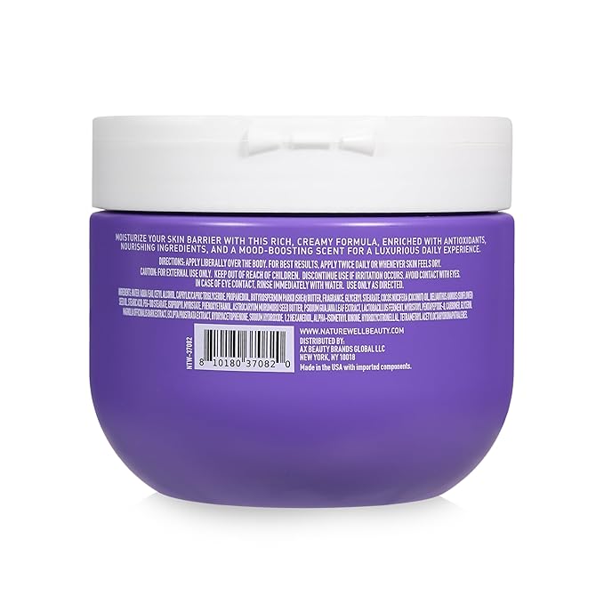 NATURE WELL Blissy Ultra-Moisturizing Scented Whipped Body Cream, 12 Oz