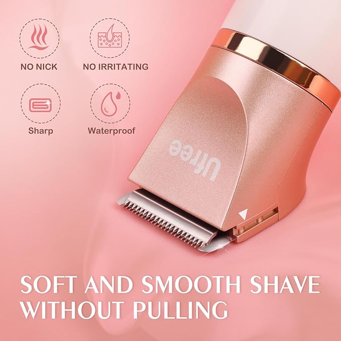 Ufree 3-in-1 Bikini Trimmer Electric Razors for Women, Body Hair Trimmer