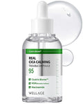 WELLAGE Real Cica Calming Trouble Ampoule 1.69 fl.oz., Soothing Serum