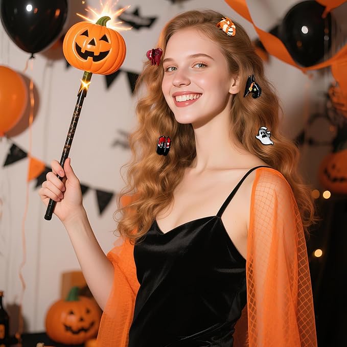 Halloween Mini Witch Hat Acetate Claw Original Cute Hair Clips for Women