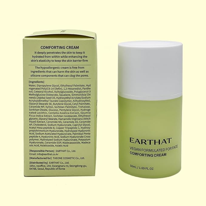 EARTHAT Barrier Repair Cream, Redness Relief for Sensitive Skin