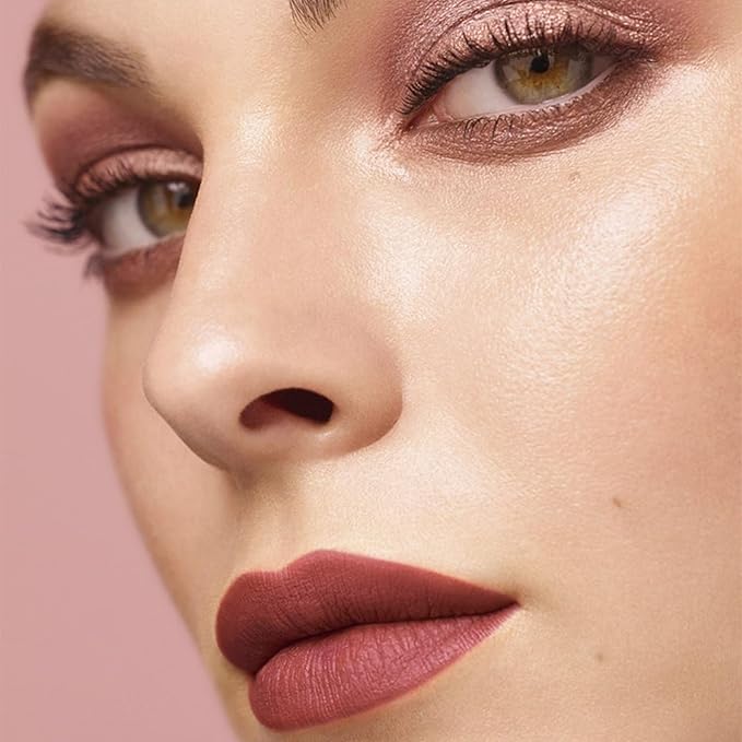 GICYMANTY Matte Lipstick for Women, Long Lasting Moisturizing Lip Stain, Waterproof Lip Color Makeup (Reddish Brown)