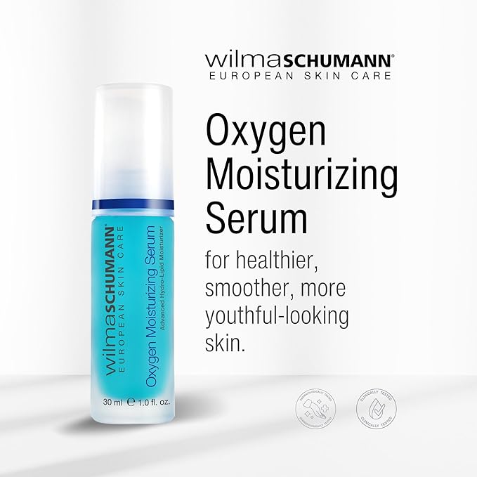 Wilma Schumann Oxygen Moisturizing Serum, Hydrating Face Serum, 1 oz