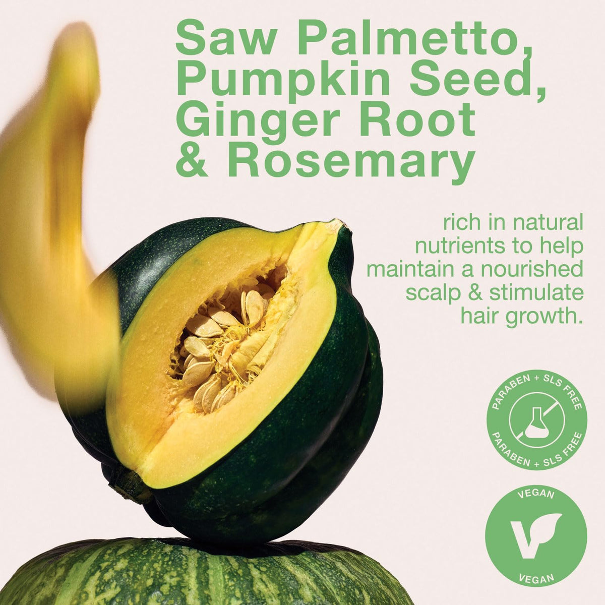 mumms Scalp Serum, Hair Growth Treatment with Saw Palmetto and Ginger Root, 2 fl oz, Daily Use