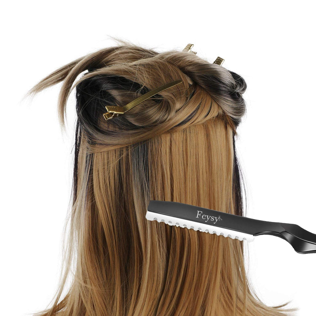 Professional Hair Shears Thinning Scissors Set, Fcysy Barber Shears Hair Cutting Scissors Kit, Hairdresser Trimming Salon Supplies