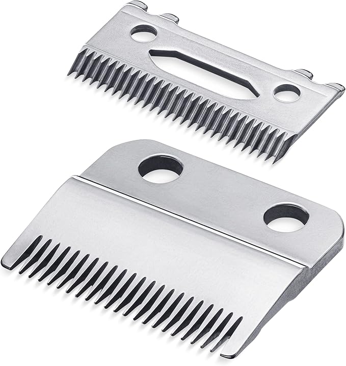 Fagaci Precise Clipper Replacement Blades Silver, 440C Steel Sharp Out Box