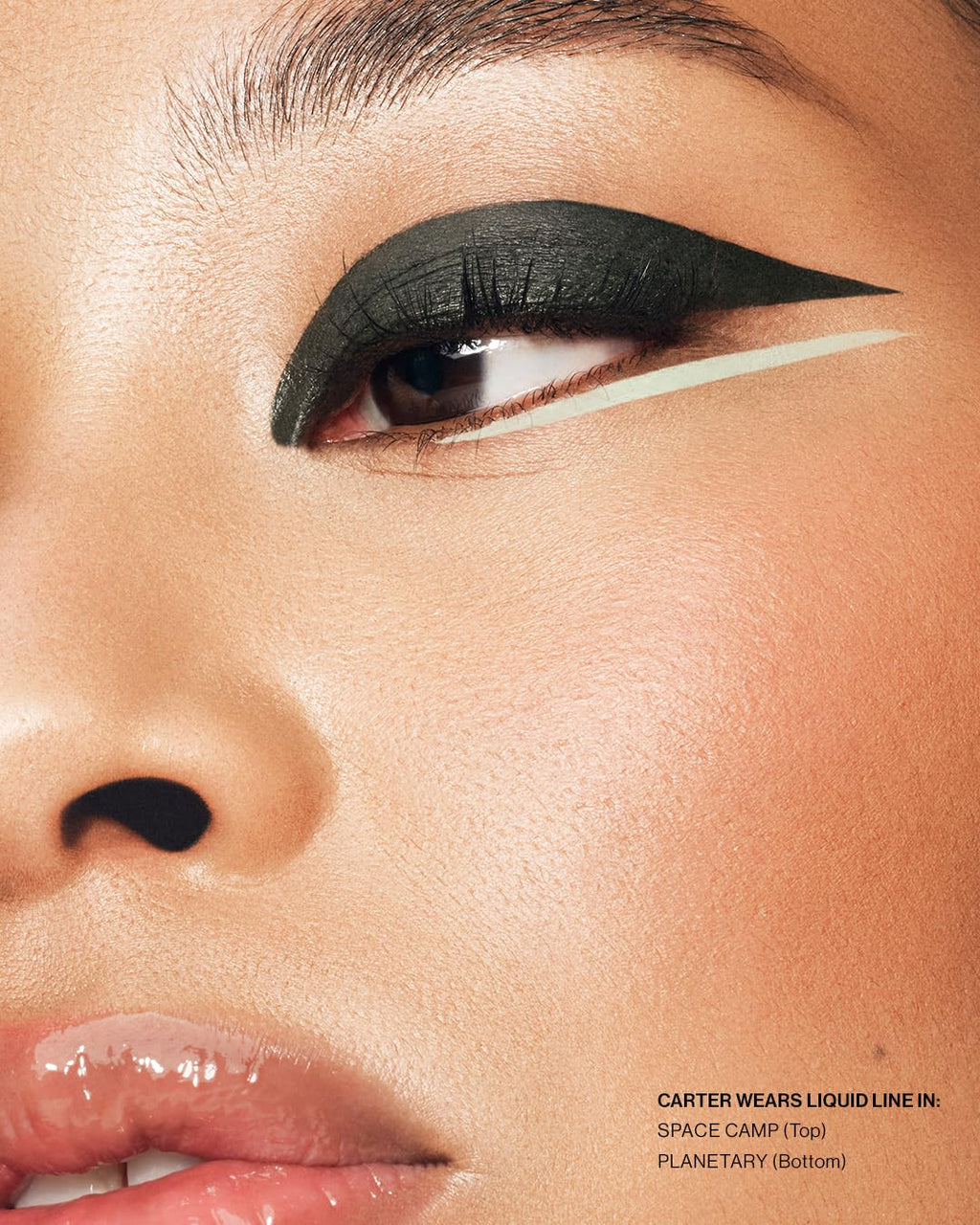 MAKE Beauty Liquid Line Waterproof Liquid Eyeliner Pen. Smudge-Proof Felt Tip for Precise Application of Lines, Wings, and Graphics. Long Lasting Eye Liner - Shade, Planetary
