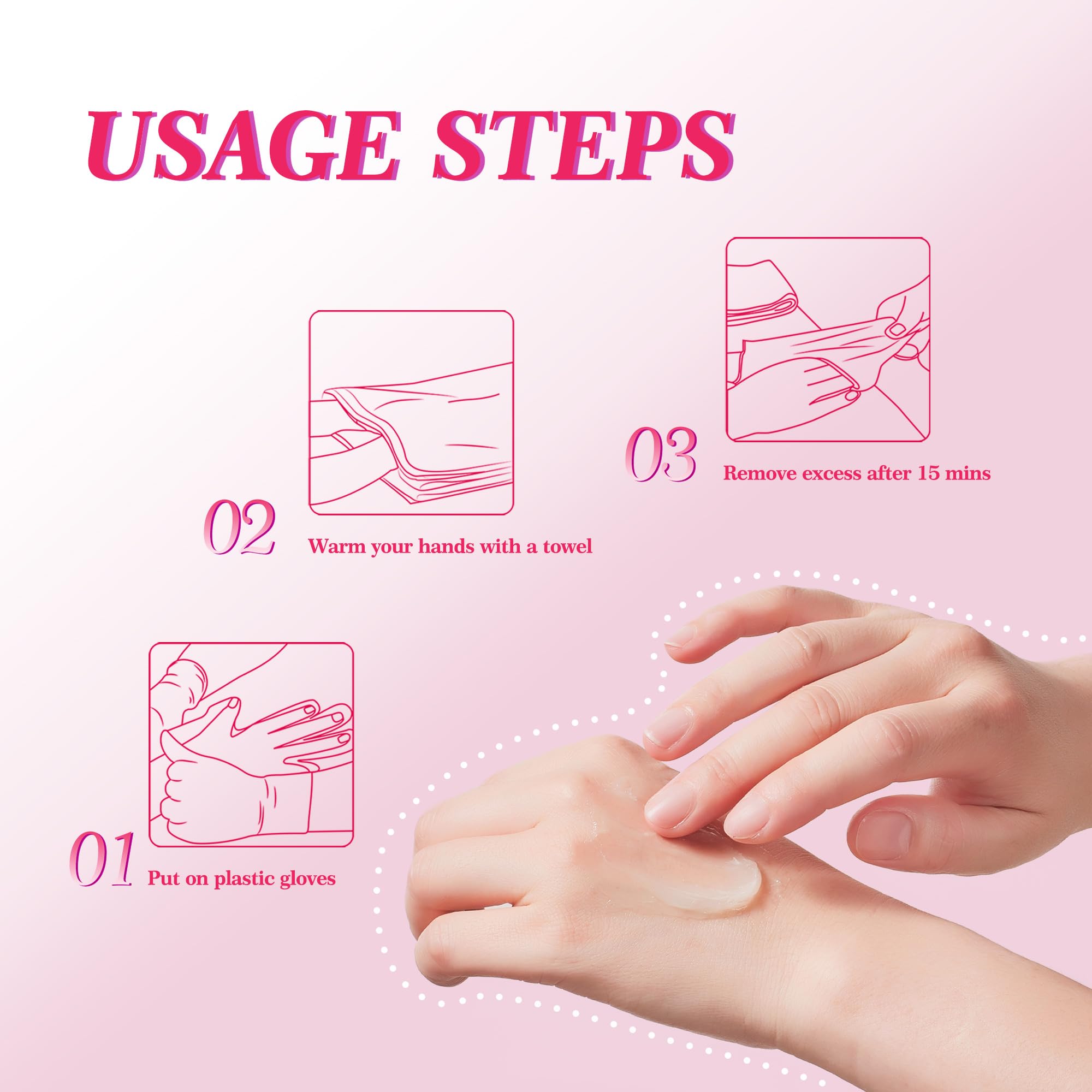 BPrettier Cold Paraffin Wax Cream for Hands and Feet, Shea Butter Cuticle Balm, Lemon Scent Home Spa, No-Heat Moisturizing Mask