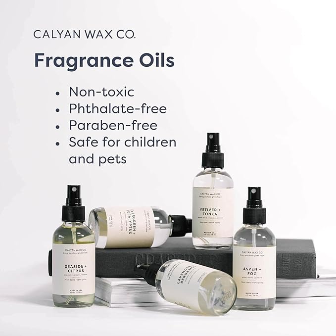 Calyan Wax Co. Vetiver & Tonka Room Spray - Natural Room Deodorizer