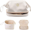 Vogewood Bachelorette Gifts, Large Makeup Bags, Personalized Double Layer