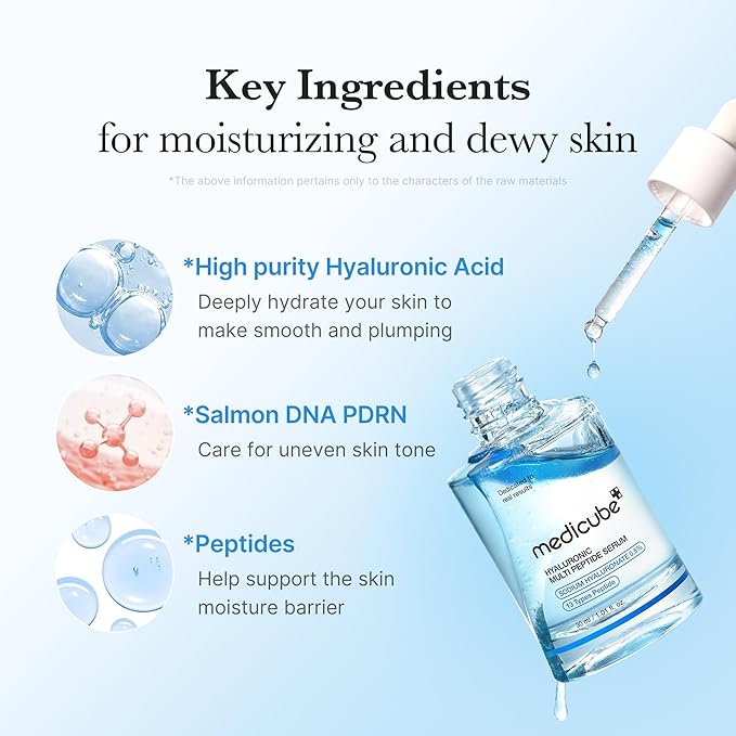 medicube Hyaluronic Multi Peptide PDRN Serum - Lightweight Hydrating Serum