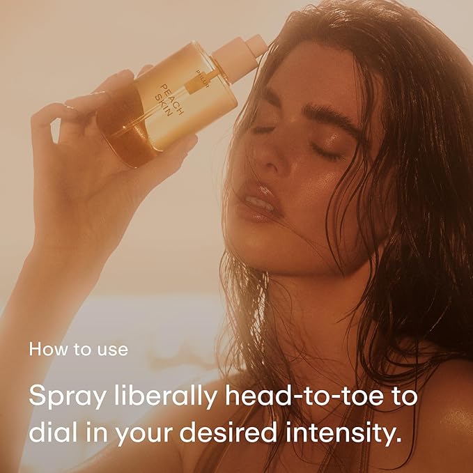 PHLUR Peach Skin Body Mist, 8 Fl Oz - Hair and Body Perfume for Women