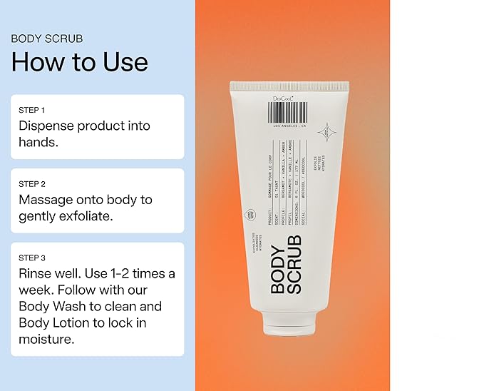 DedCool, Body Scrub, 01 Taunt, Gentle Exfoliating Formula, Full Size
