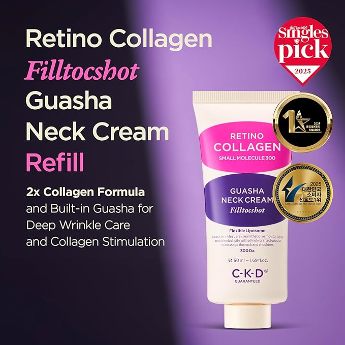 CKD Retinal Collagen Filltocshot Gua Sha Neck Cream [Refill]
