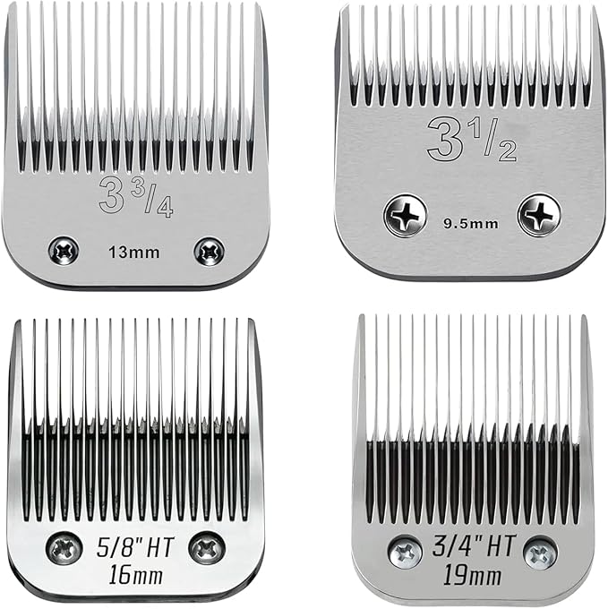 Replacement Ceramic Blades Set,Compatible with Oster 76,Andis,Wahl KM10