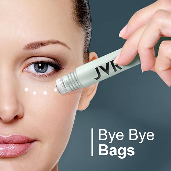 JVR Caffeine Eye Cream and Under Eyes Roller for Dark Circles 20 ml