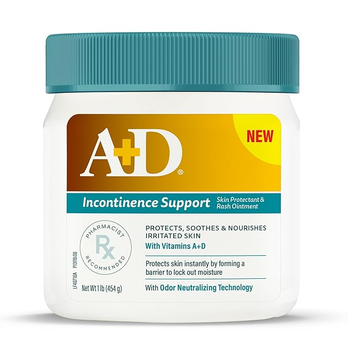 A+D Adult Skin Protectant & Rash Ointment for Incontinence, 16 oz