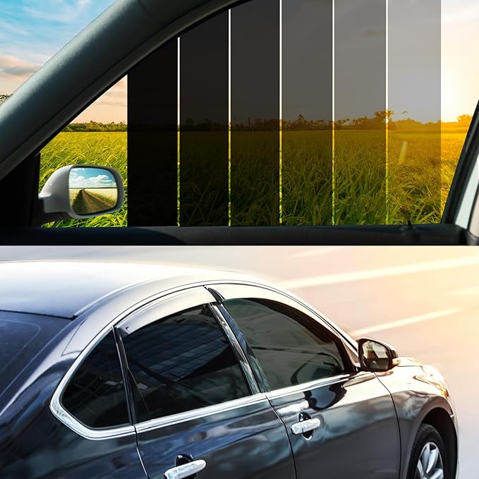 Vepagoo 50% VLT Ceramic Car Window Tint Film (30" x 15FT) - Heat & Glare Reduction, Blocks UV & IR Rays, Scratch Resistant, Privacy Tint Fit for Sedan SUV Pickup Truck