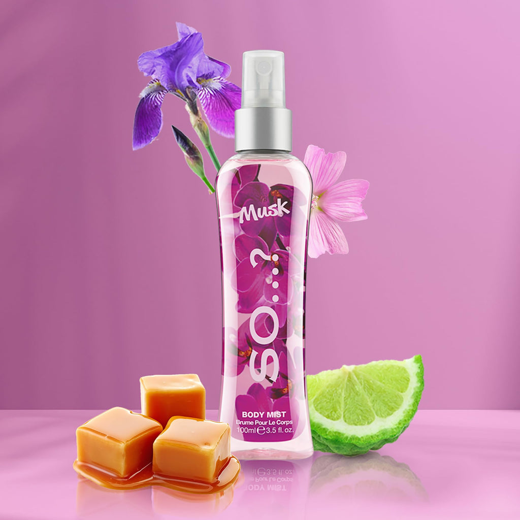 Musk Body Mist by So…? for Women - 3.5 oz Body Mist - Pack of 3