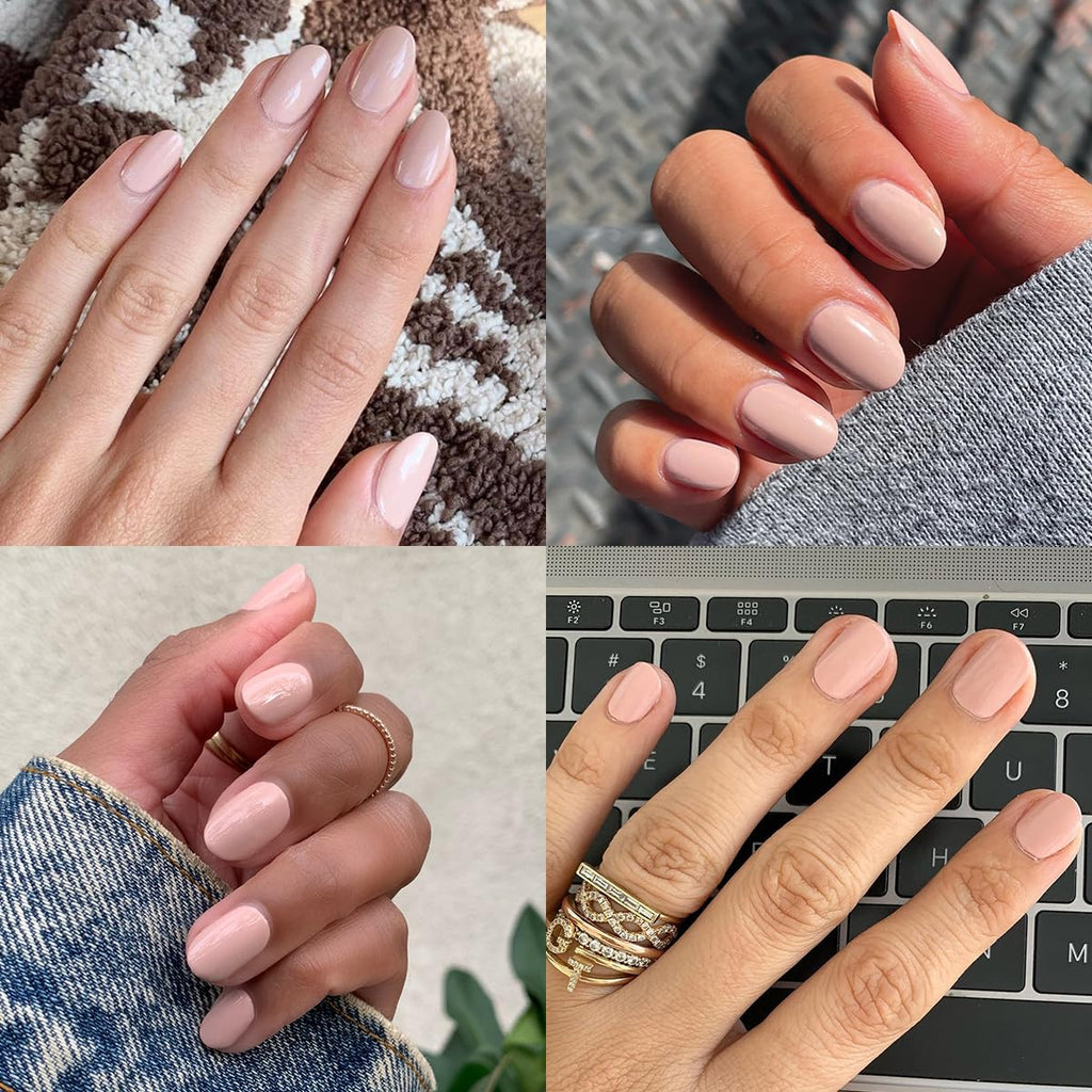 Olive & June Long Lasting Nail Polish | Plump Gel-Like Finish No Lamp Needed | Lasts up to 10 days | Salon-Quality 15-Free Vegan & Cruelty-Free Chip-Resistant | HZ Dusty Rose