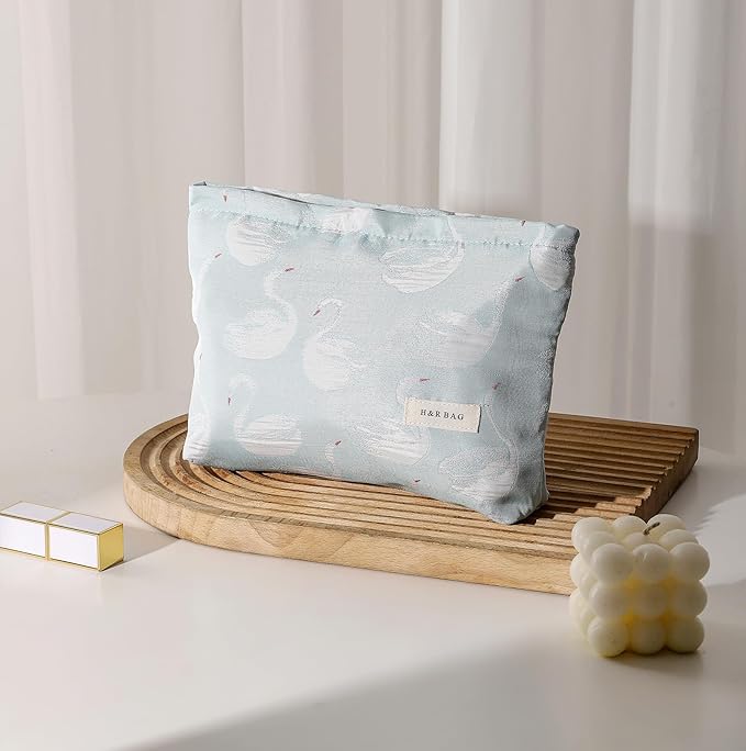 getgto 2 Pcs Makeup Bags, Large Cosmetic Bag Travel Toiletry Bag