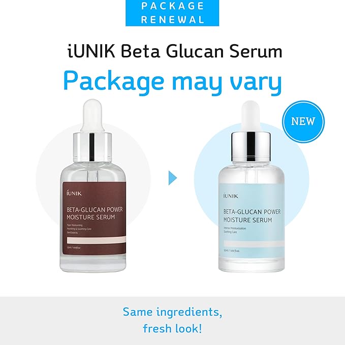 IUNIK Beta-Glucan Power Moisture Serum - Deep Hydration 1.69 fl oz