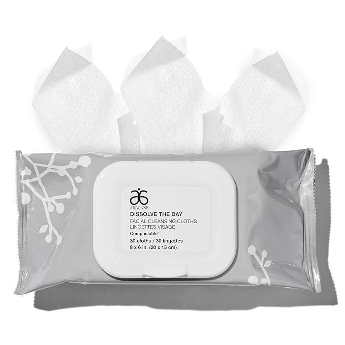 Makeup Remover Wipes for Face – Makeup Wipes by Arbonne – 30 Count