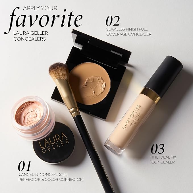 LAURA GELLER Makeup Brushes - Dual-Ended Lip + Eyeshadow Brush, Precision