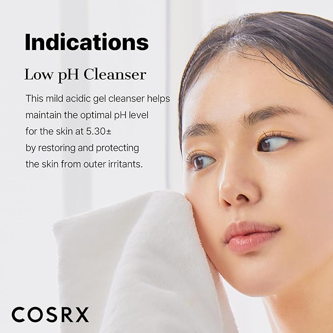 COSRX Low pH Good Morning Gel Face Cleanser, Gentle Face Wash, 5.07 fl oz