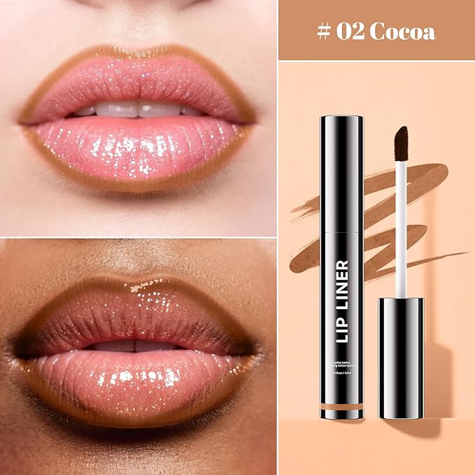 dfjdskl Peel Off Lip Stain with Matte Finish, Lip Tint For All Skin Types(Cocoa)