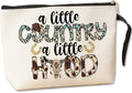 Country Music Country Girl Gifts Makeup Bag Cowgirl Gift for Women Girls