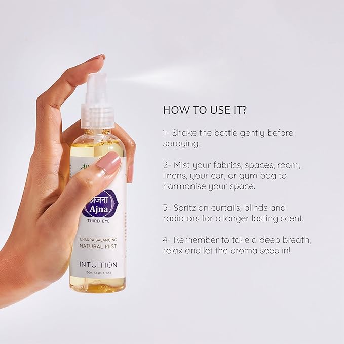 Chamomile & Juniper Berry Chakra Air Freshener Spray 100ml by Aromafume