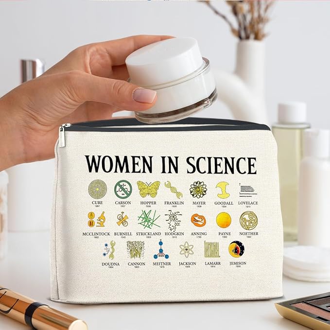 UPNEGE Science Gifts for Teachers Women Science Lovers Makeup Bag