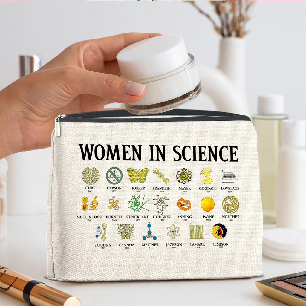 UPNEGE Science Gifts for Teachers Women Science Lovers Makeup Bag