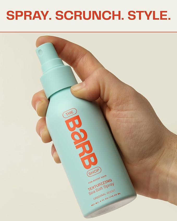 Barb Sea Salt Spray for Hair, Texturizing Beach Wave Spray for Women & Men