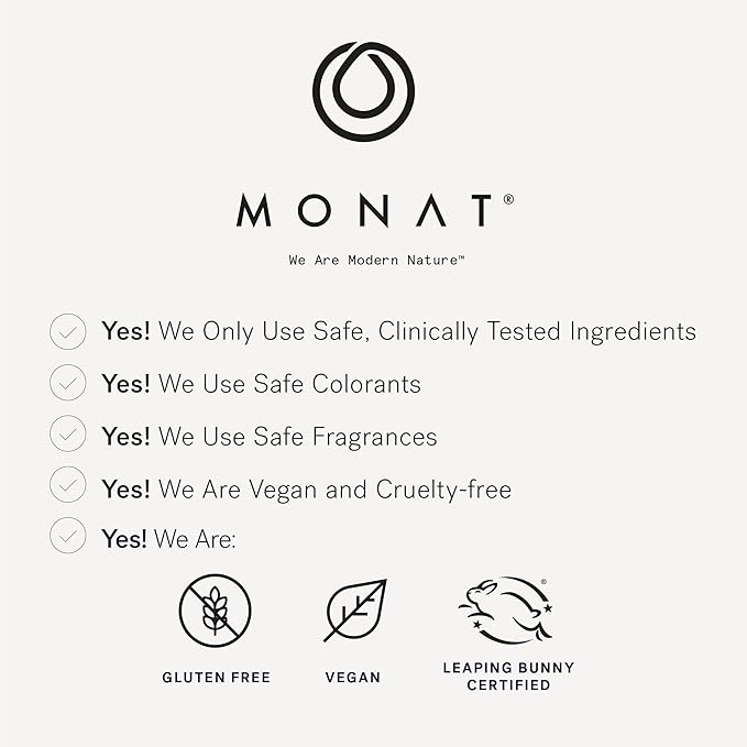MONAT IR Clinical Thickening Shampoo & Conditioner Set – Hair Strengthening & Volumizing System for Thicker, Fuller-Looking Strands – Natural Hair Care with Rosemary, Mint & Pea Extract