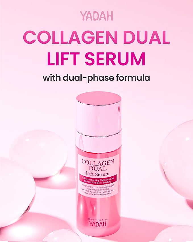 YADAH Collagen Dual Lift Serum, 1.69 fl oz, Dual-Formula Hydration