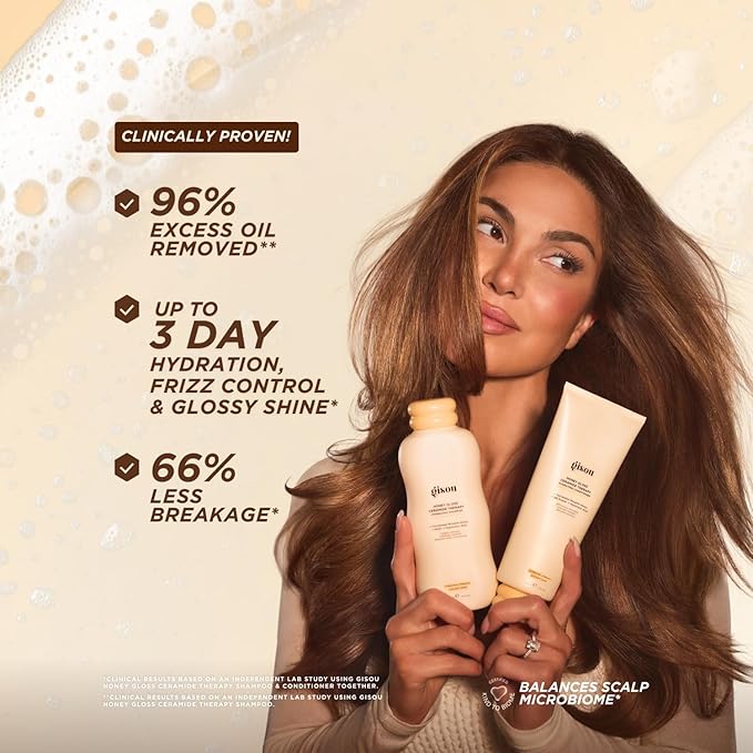 Gisou Honey Gloss Ceramide Therapy Hydrating Shampoo (8.5 fl.oz)