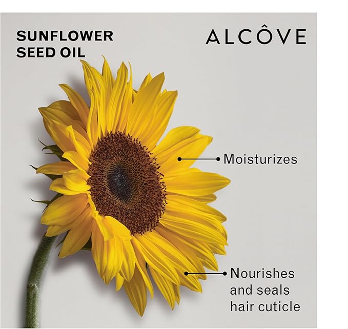 Alcôve - Hydrating Conditioner - Moisturizing & Nourishing - Helps hydrate Damaged Hair - Anti-frizz properties - Lightweight Formula - Made with Argan Oil - Color Safe - Sulfate Free - Vegan - 10.1oz